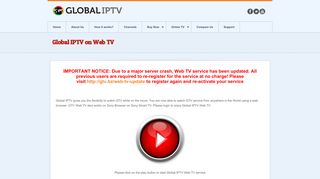
                            2. Global IPTV on Web TV | Global IPTV – The BEST Arabic TV Service ...