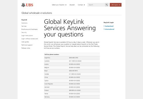 
                            4. Global KeyLink Services | UBS Global topics