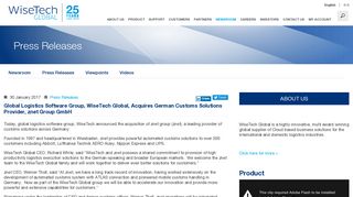 
                            12. Global Logistics Software Group, WiseTech Global, Acquires German ...