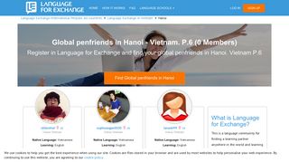 
                            7. Global penfriends in Hanoi - Vietnam. P.6 - Language for Exchange