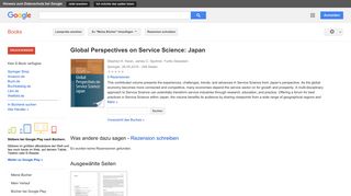 
                            7. Global Perspectives on Service Science: Japan