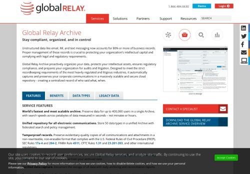 
                            10. Global Relay Archive