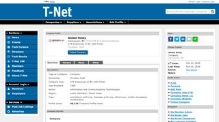 
                            9. Global Relay Profile on T-Net - BC Tech News