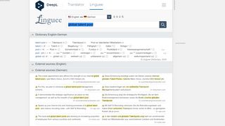 
                            12. global talent pool - German translation – Linguee