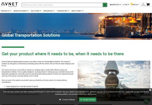 
                            6. Global Transportation Solutions | Avnet