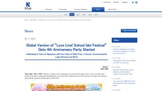 
                            5. Global Version of “Love Live! School Idol Festival” Gets 4th ...