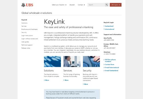 
                            1. Global wholesale e-solutions | UBS English