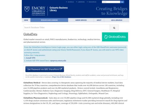 
                            10. GlobalData Consumer - Goizueta Business Library - Emory University