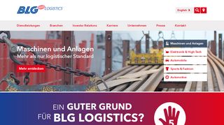 
                            8. Globaler Logistik-Dienstleister seit 1877 | BLG LOGISTICS