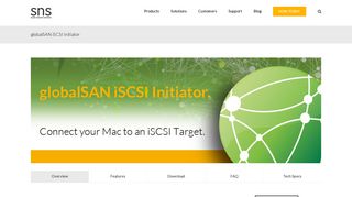 
                            3. globalSAN iSCSI Initiator - SNS (Studio Network Solutions)