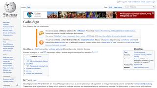 
                            8. GlobalSign - Wikipedia