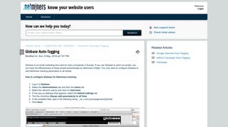 
                            12. Globase Auto-Tagging : know your website users - Solutions - Freshdesk