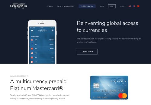
                            2. Globcoin – Reinventing Global Access To Currencies