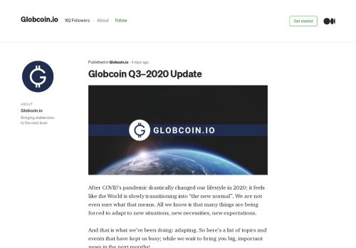
                            6. Globcoin.io – Medium
