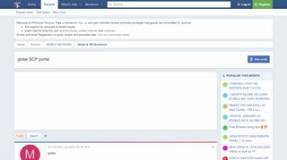 
                            3. globe SCP portal | Pinoy Internet and Technology Forums - PHCorner ...
