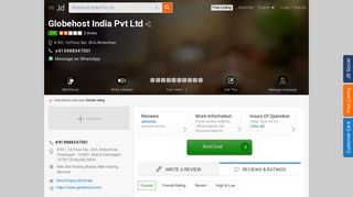 
                            10. Globehost India Pvt Ltd - Web Site Hosting Shared in Chandigarh ...