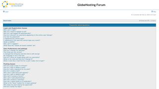 
                            7. GlobeHosting Forum • Frequently Asked Questions