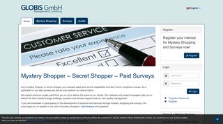 
                            7. Globis Survey: Mystery Shopper - We Value Your Opinion!