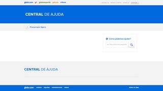 
                            4. Globomail Free - Central de Ajuda