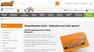 
                            8. Globus Baumarkt Stammkunden-Karte - Einkaufen & Geld sparen ...