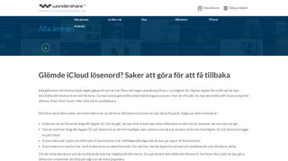 
                            9. Glömde iCloud lösenord? Saker att göra för att få tillbaka - Wondershare