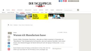 
                            9. Glosse: Warum ich Manufactum hasse - Stadtleben - Berlin ...