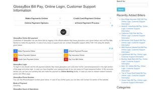 
                            6. GlossyBox Bill Pay, Online Login, Customer Support Information