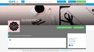 
                            9. GLOSSYBOX | StartUs