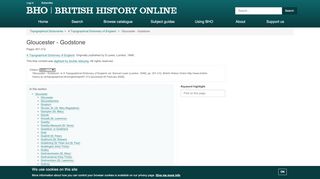 
                            13. Gloucester - Godstone | British History Online