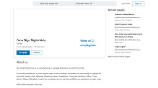 
                            6. Glow Sign Digital Arts | LinkedIn