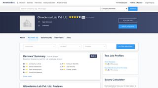 
                            9. Glowderma Lab Pvt. Ltd. Reviews by Employees | AmbitionBox