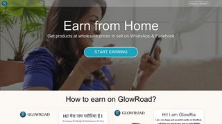 
                            1. GlowRoad - Work from Home, Earn Money online, Resell Products