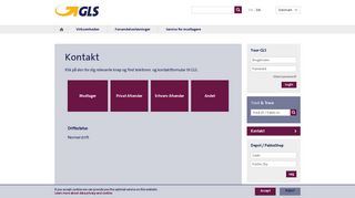 
                            4. GLS kontakt | GLS Pakkeservice