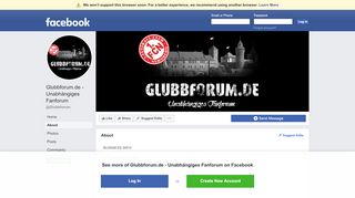 
                            7. Glubbforum.de - Unabhängiges Fanforum - About | Facebook