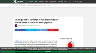 
                            10. Glück gehabt: Vodafone-Kunden erhalten doch kostenloses Internet ...