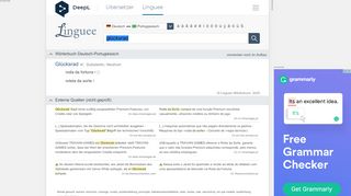 
                            6. Glücksrad - Portugiesisch-Übersetzung – Linguee Wörterbuch