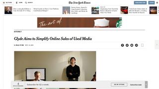 
                            6. Glyde Aims to Simplify Online Sales of Used Media - The New York ...