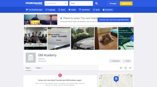
                            8. GM Academy - Altayçeşme - 6 Tipps - Foursquare