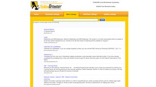 
                            6. gm global connect login center for learning - Yellowbrowser - Yellow ...