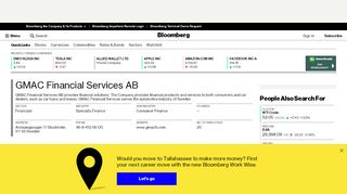 
                            11. GMAC Financial Services AB: Private Company Information - Bloomberg
