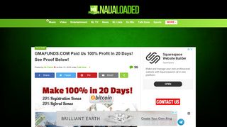 
                            5. GMAFUNDS.COM Paid Us 100% Profit In 20 Days! See ... - Naijaloaded