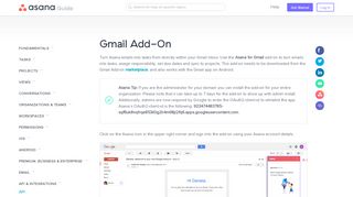 
                            11. Gmail Add-On · Asana