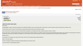
                            3. gmail and evolution login request - Ubuntu Forums