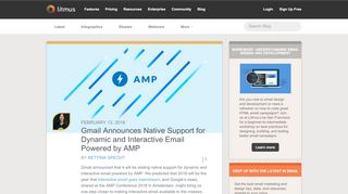 
                            6. Gmail Announces Dynamic and Interactive Email Support ... - Litmus