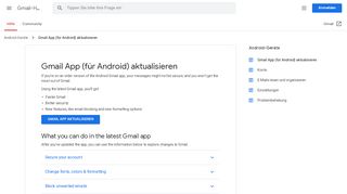 
                            4. Gmail App für Android aktualisieren - Gmail-Hilfe - Google Support