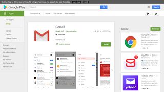 
                            6. Gmail – Apps no Google Play
