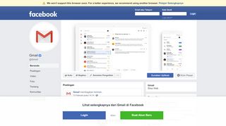 
                            2. Gmail - Beranda | Facebook