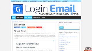
                            12. Gmail Chat - Login Email - Gmail Login Email