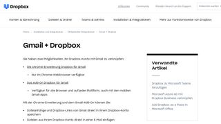 
                            10. Gmail + Dropbox – Dropbox-Hilfe