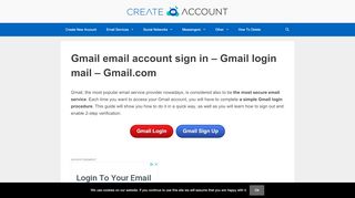 
                            3. Gmail email account sign in - Gmail login mail - Gmail.com